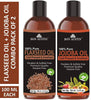 Bon Austin 100% Pure & Natural Flaxseed Oil & Jojoba Hair Oil (Pack of 2) - KronicKart