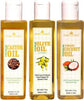 Park Daniel Bhringraj, Castor, Olive & Virgin Coconut Hair Oil (Pack of 3) - KronicKart