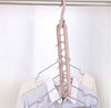 Space Saver Folding Hangers, Wardrobe Hangers  ( Pack Of 3) - KronicKart