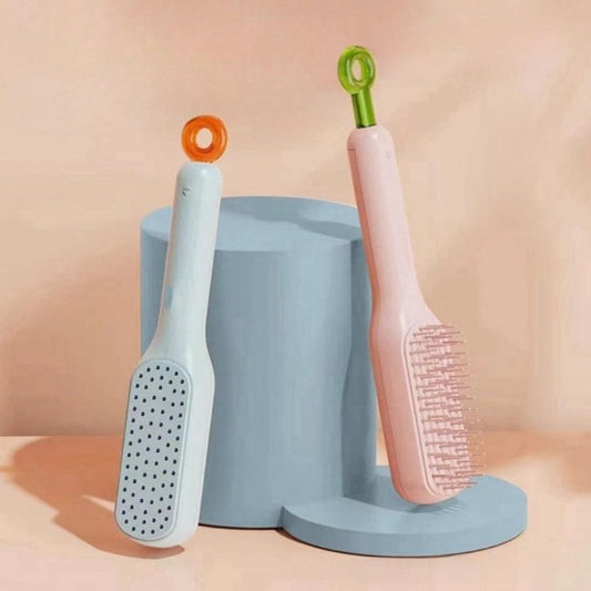 Self-cleaning Anti-static Massage Comb for Adults and Kids