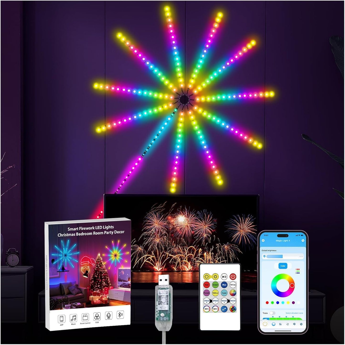 LumiFire™ Firework LED Lights