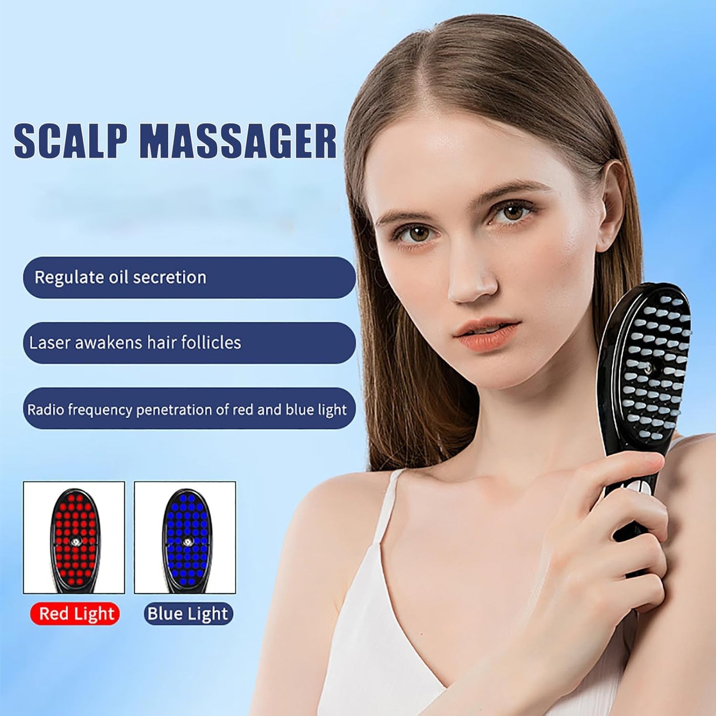 RadiantScalp Pro™ Hair Therapy Brush