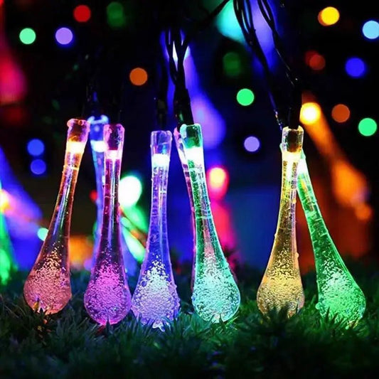 Raindrop Glow String Lights