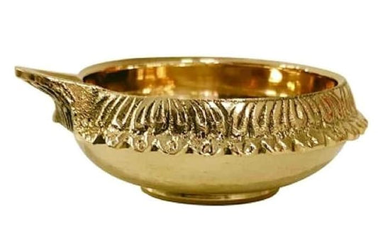 Divine Glow Brass Diya